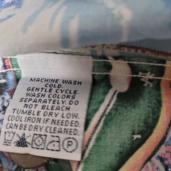 Los Angeles Aloha Dodgers Shirt Mens Sz L Reyn Spooner MLB Hawaiian Baseball New - Picture 16 of 16